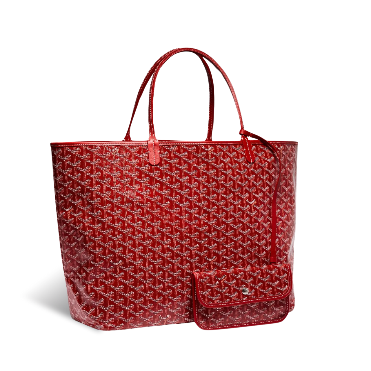 Goyard Saint Louis Gm 40Cm Red Canvas