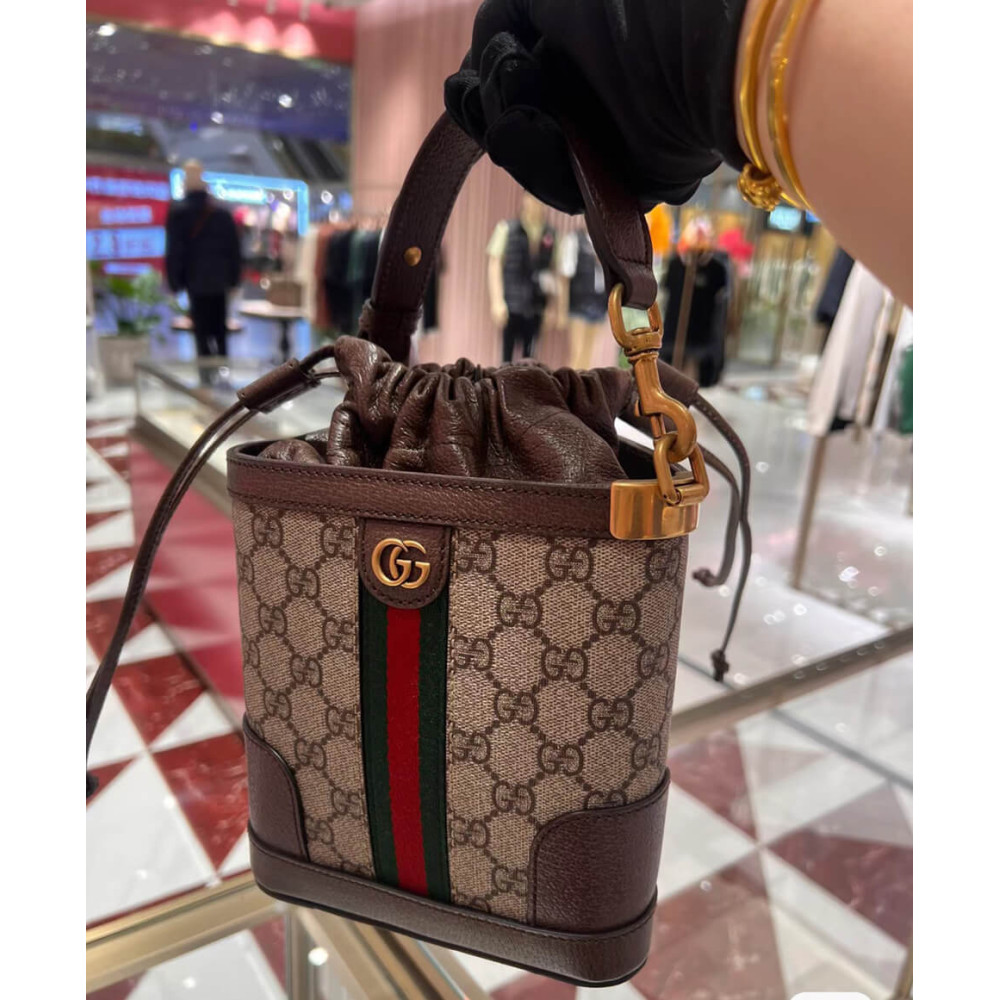 Gucci Ophidia GG Bucket Bag