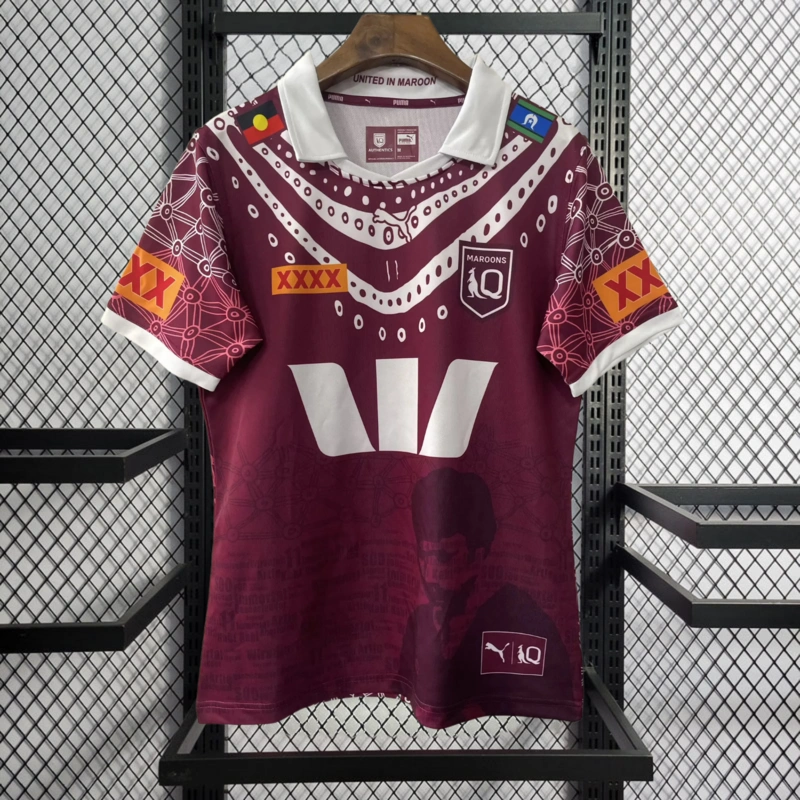2025 Maroons Home Rugby Jersey