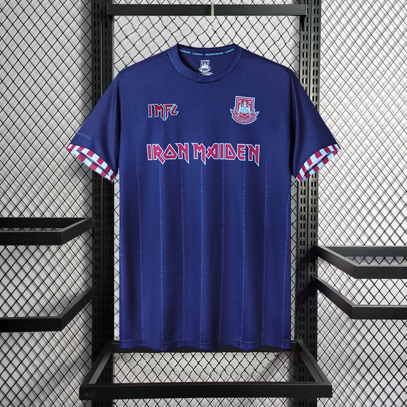Retro 2020-21 West Ham Iron Maiden Away Football jersey Retro