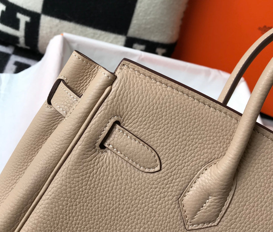 Hermes Birkin 35Cm Beige Togo Leather Gold Hardware