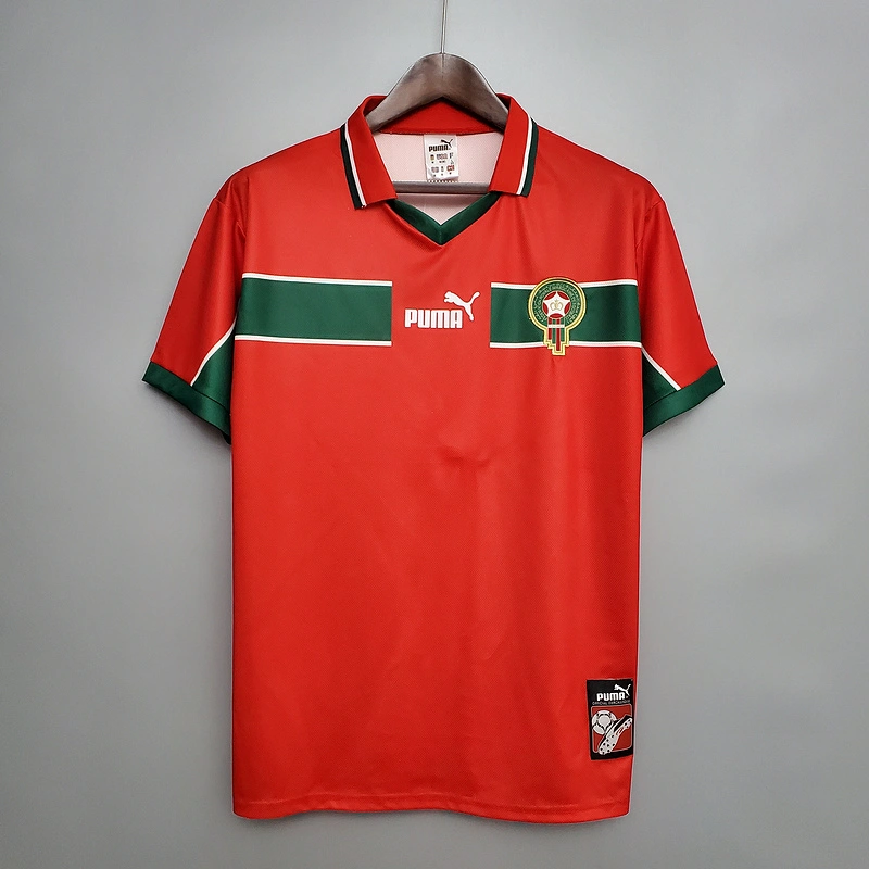 Retro 1998 Morocco away   Football jersey retro
