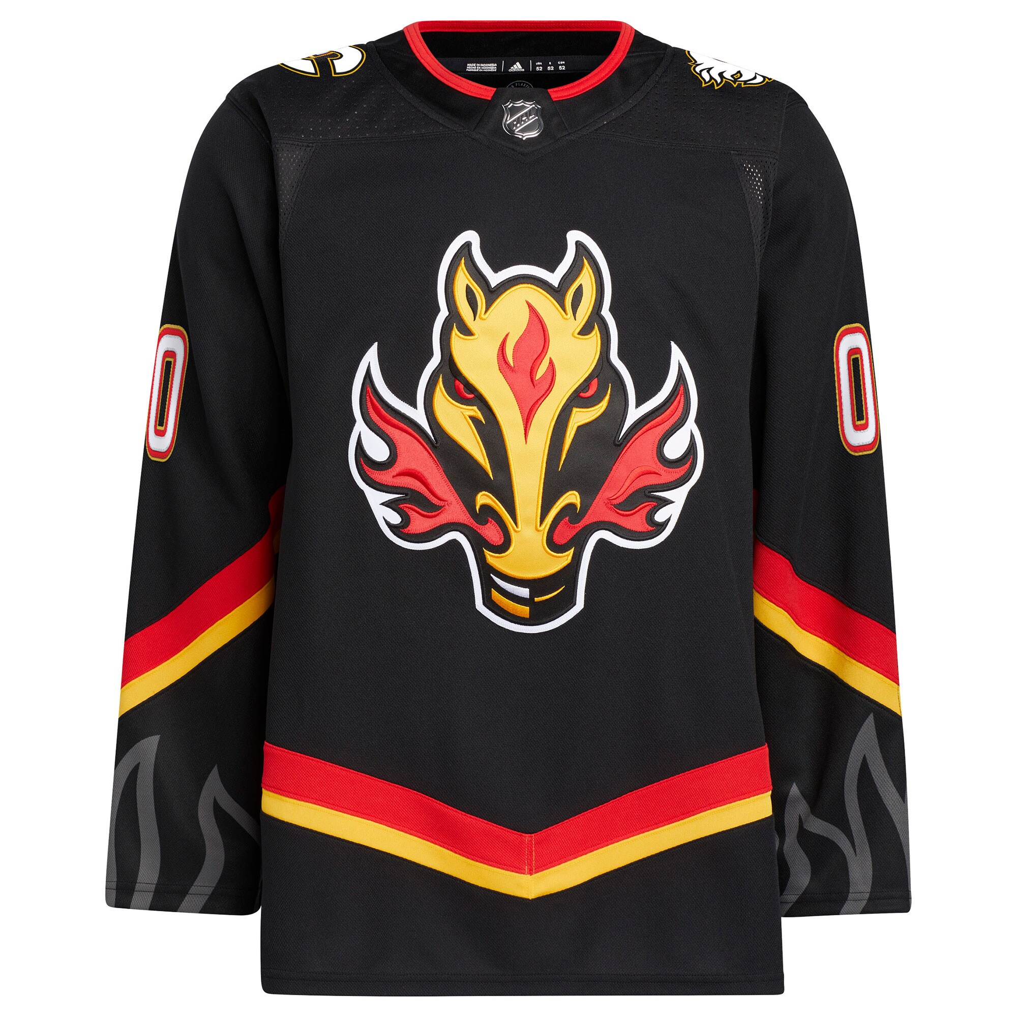 Calgary Flames adidas  Alternate  Primegreen Authentic Custom Jersey – Black