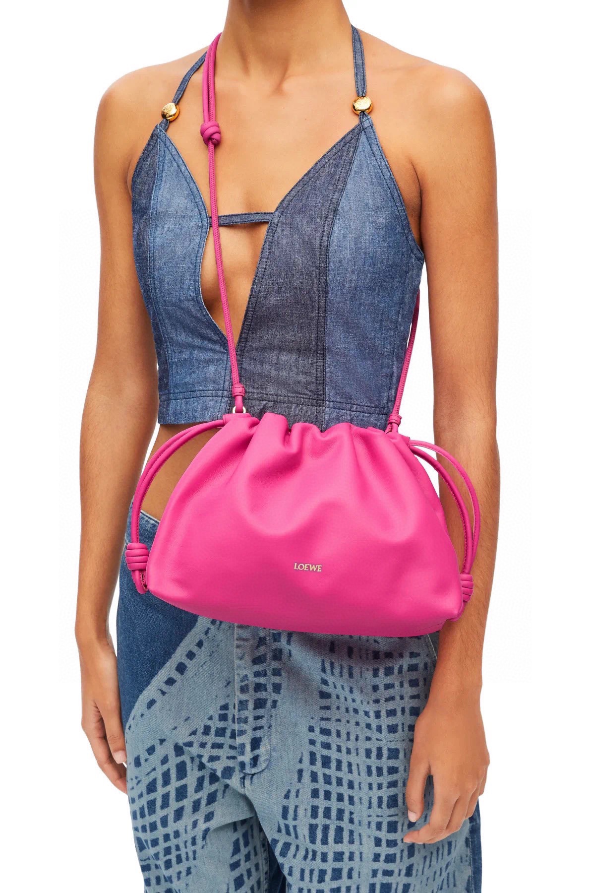 Medium Flamenco purse in mellow nappa lambskin