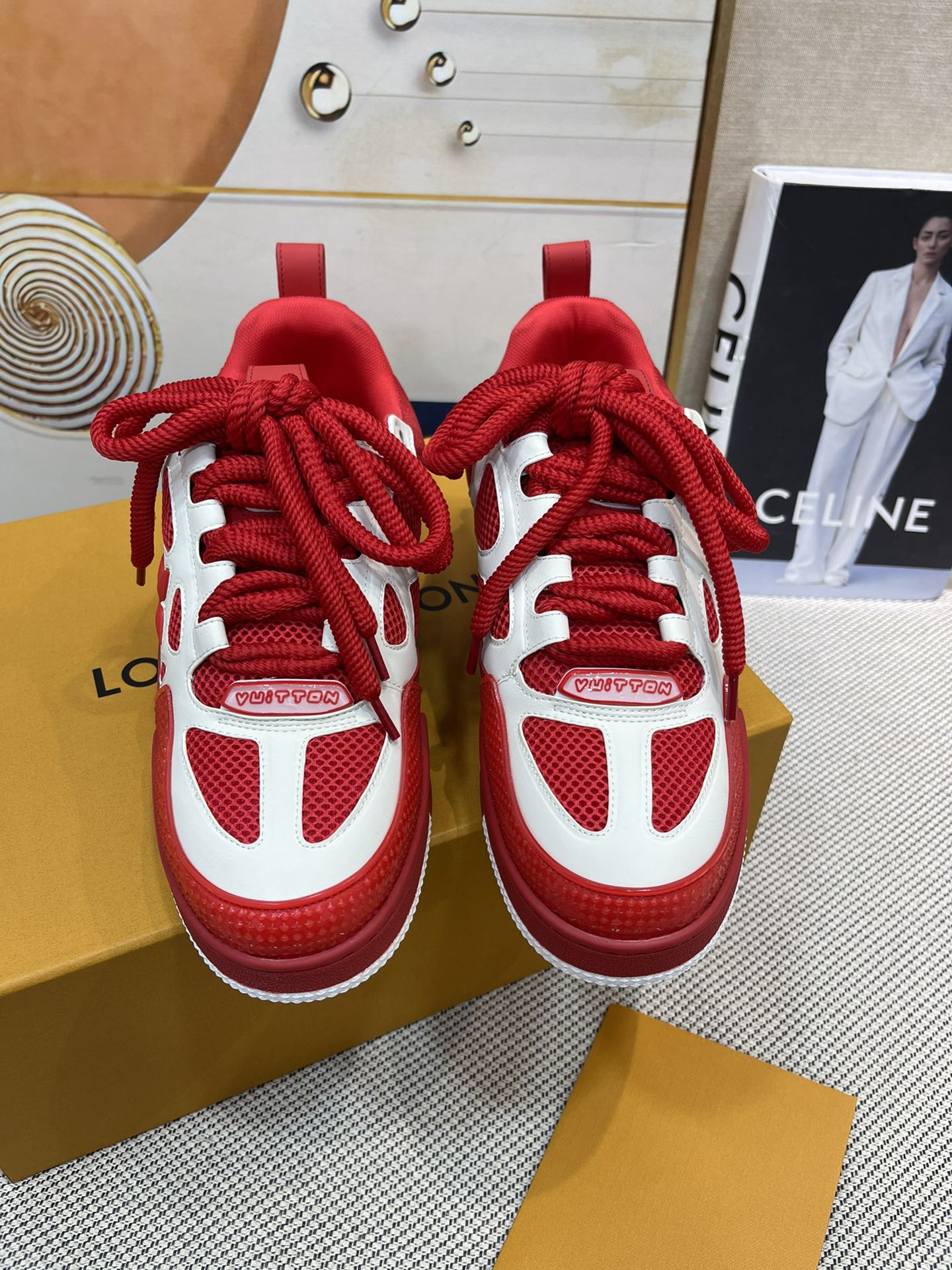 Louis Vuitton Lv Skate Sneaker Red