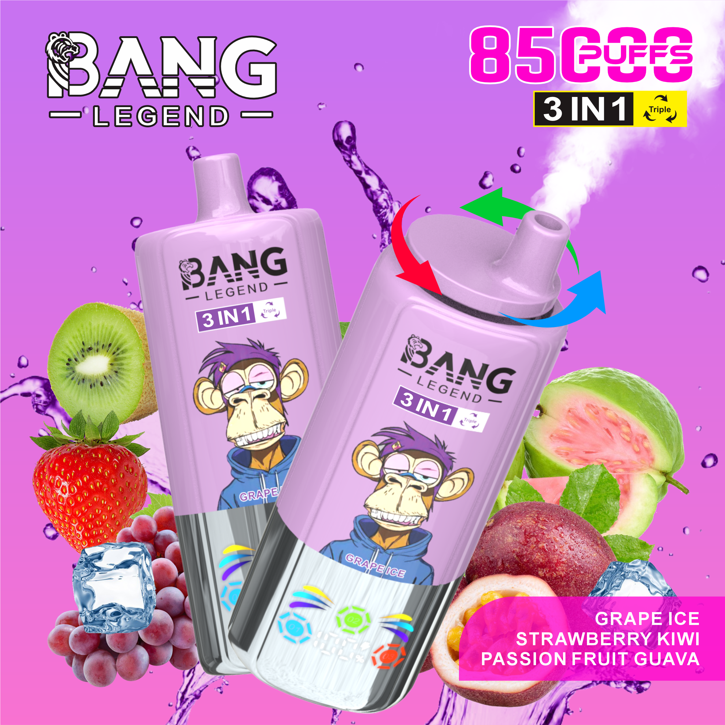Bang Legend 85000 Puffs – 3 in 1