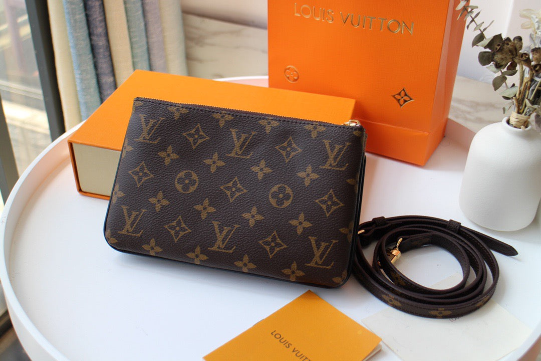 Louis Vuitton Double Zip Pochette 20Cm