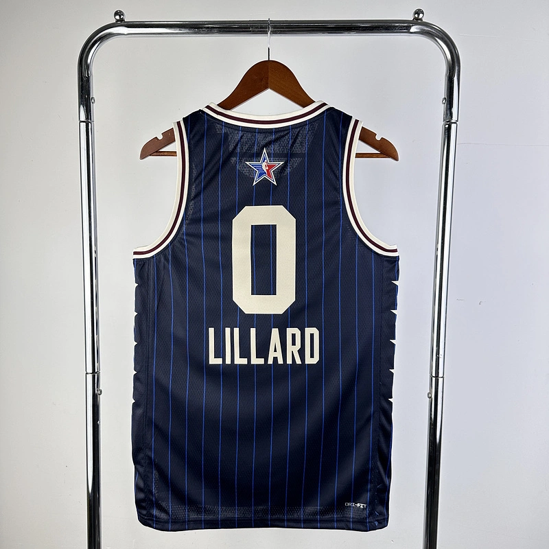 2024 NBA All Star Game (0 LILLARD) Basketball Jersey