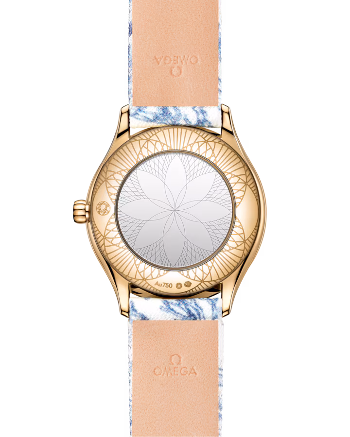 Omega De Ville Mini Trésor 26mm White Dial with Diamonds Moonshine™ 18k Rose Gold Strap 428.57.26.60.04.001