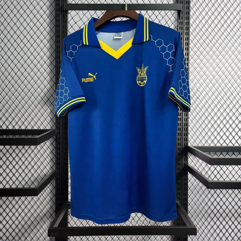 Retro 1998 Ukraine Away Football jersey retro