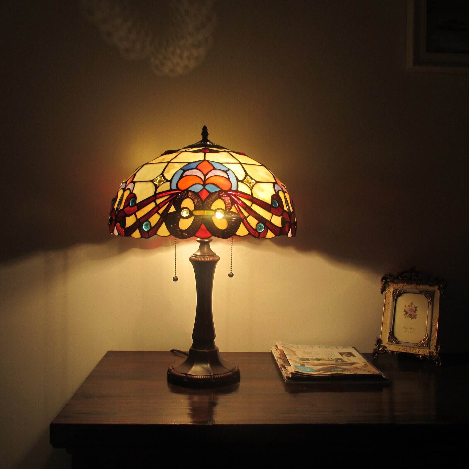 Juan Tiffany 2 Light Victorian 22