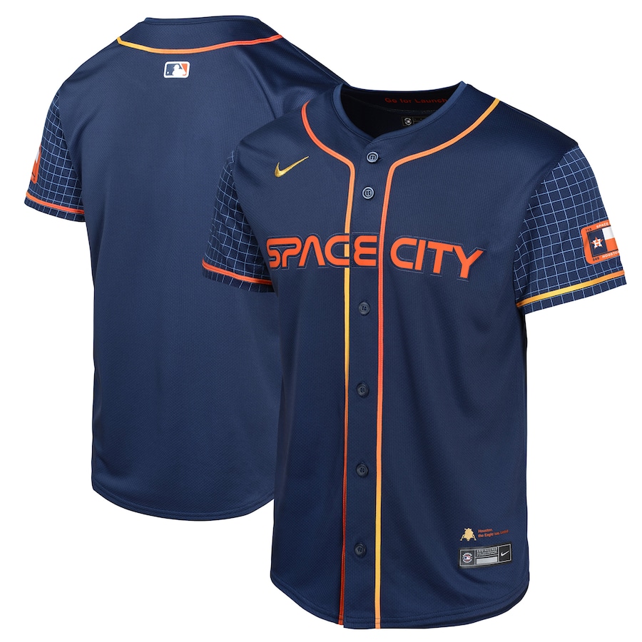 Houston Astros Youth City Connect Limited Jersey Navy