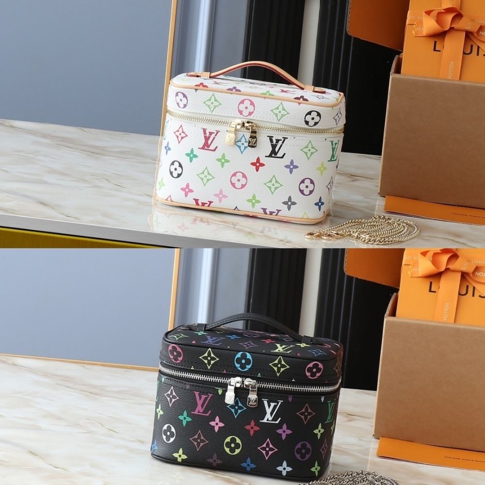 Louis Vuitton X Takashi Murakami Nice Mini Black 20Cm M13747