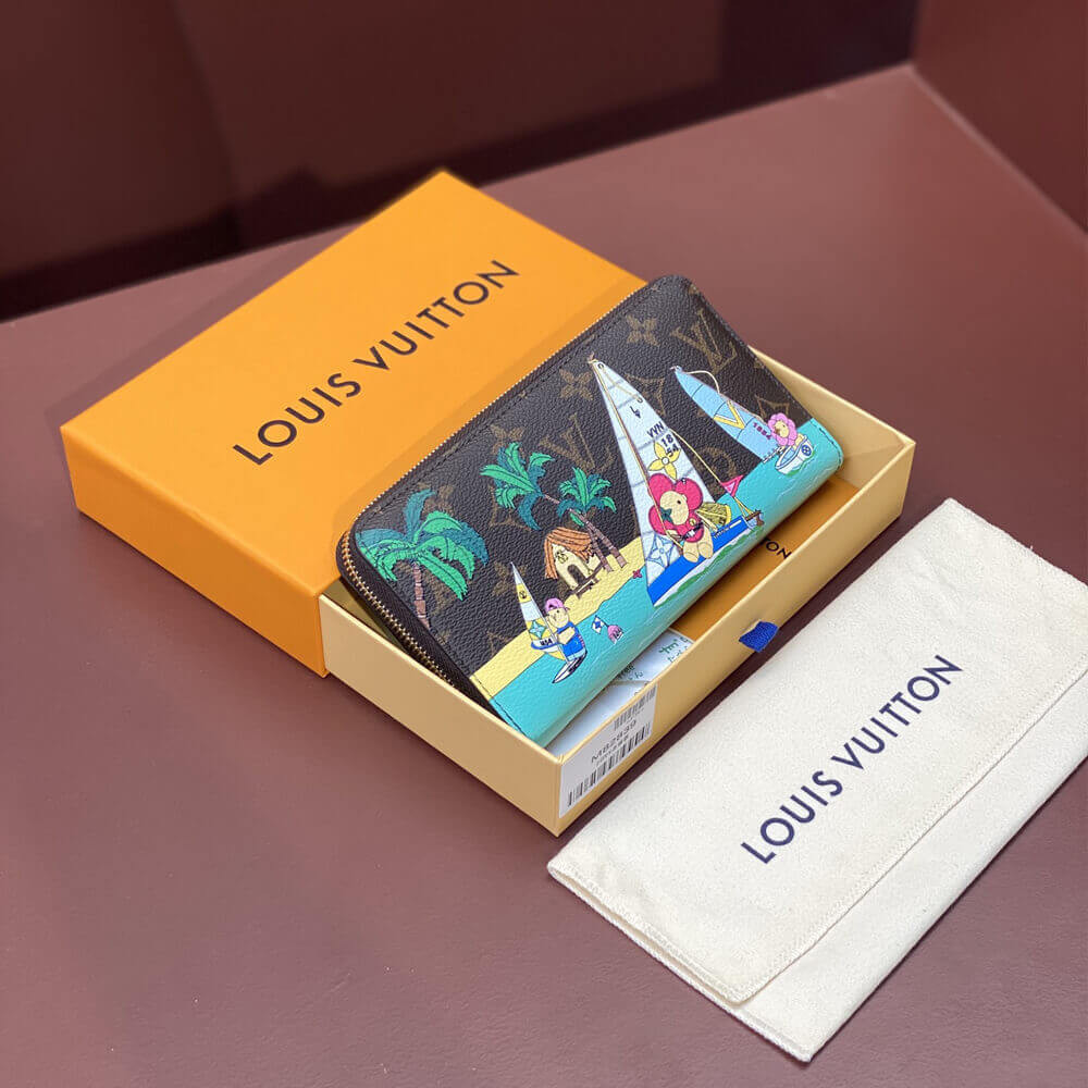 Louis Vuitton Monogram Vivienne Skating Zippy Wallet