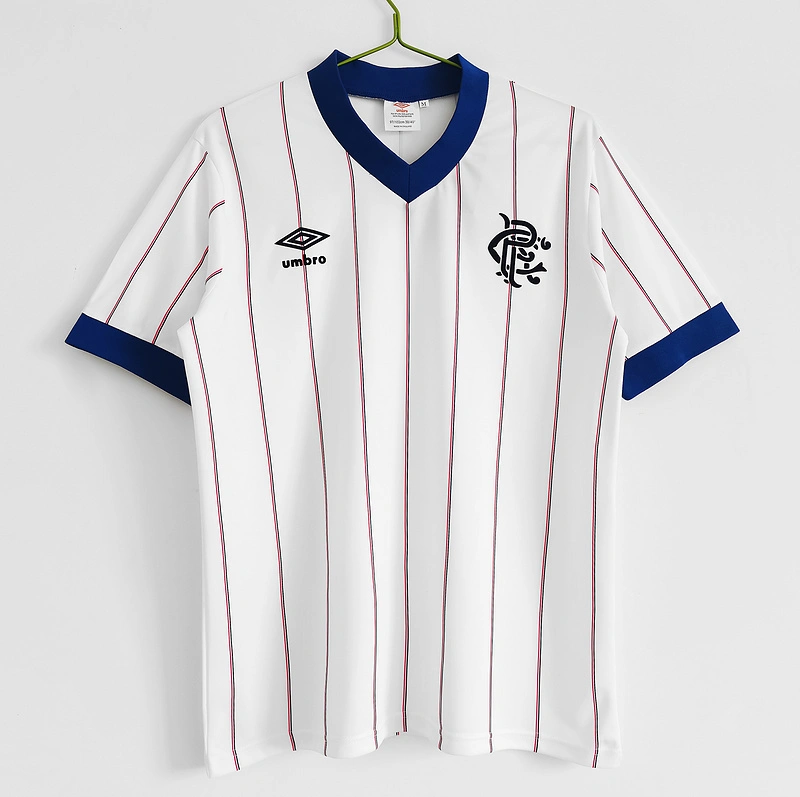 Retro 1982-83 Glasgow Rangers away football jersey Retro
