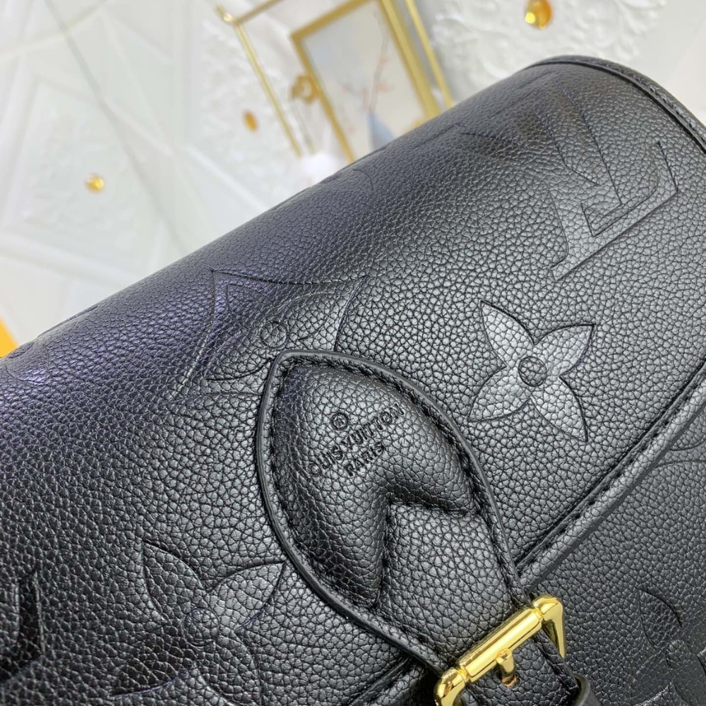 Louis Vuitton Diane Monogram Empreinte Black 24Cm M46386
