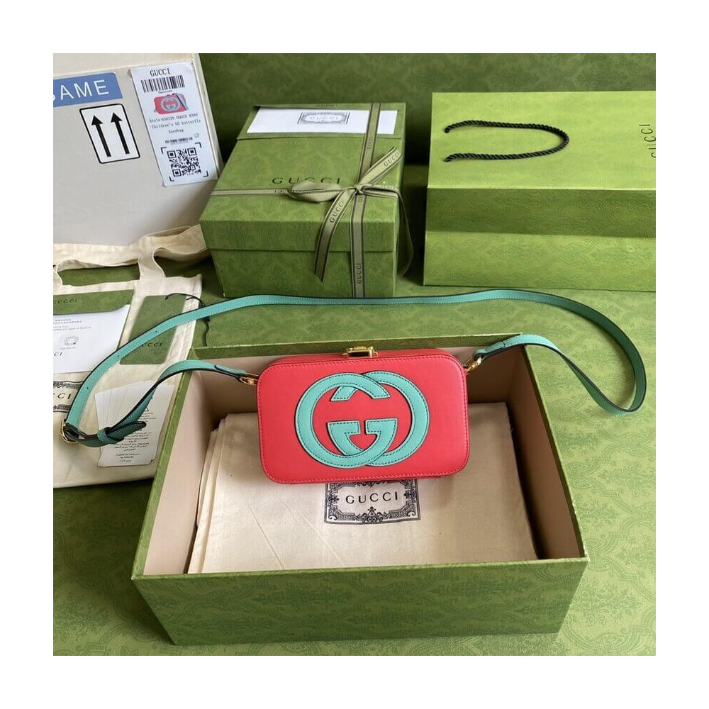 Gucci Interlocking G Mini Bag in Red Leather