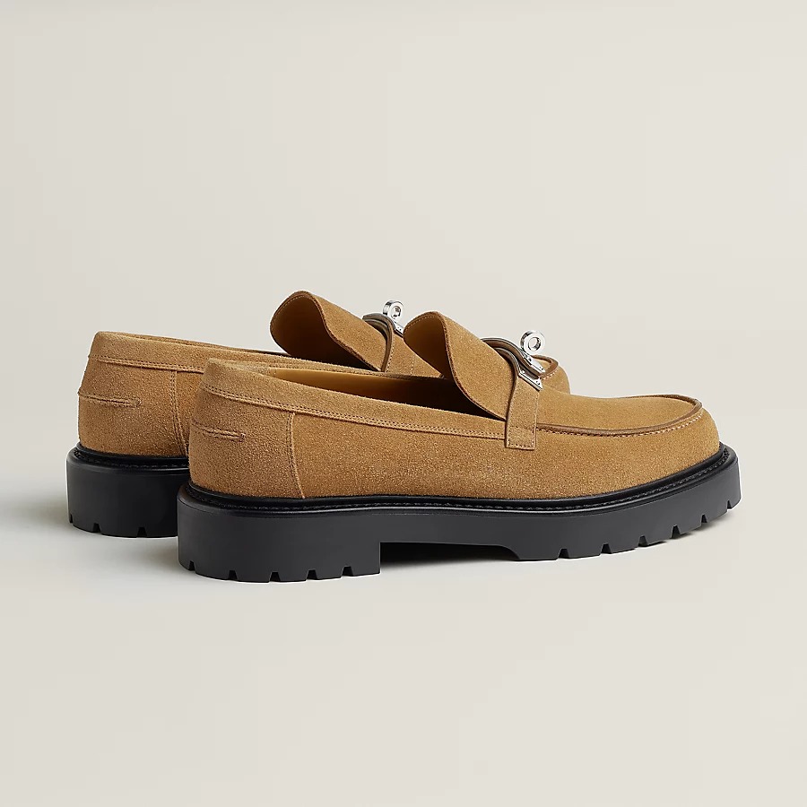 HERMES ICONE LOAFER BRUN FUME