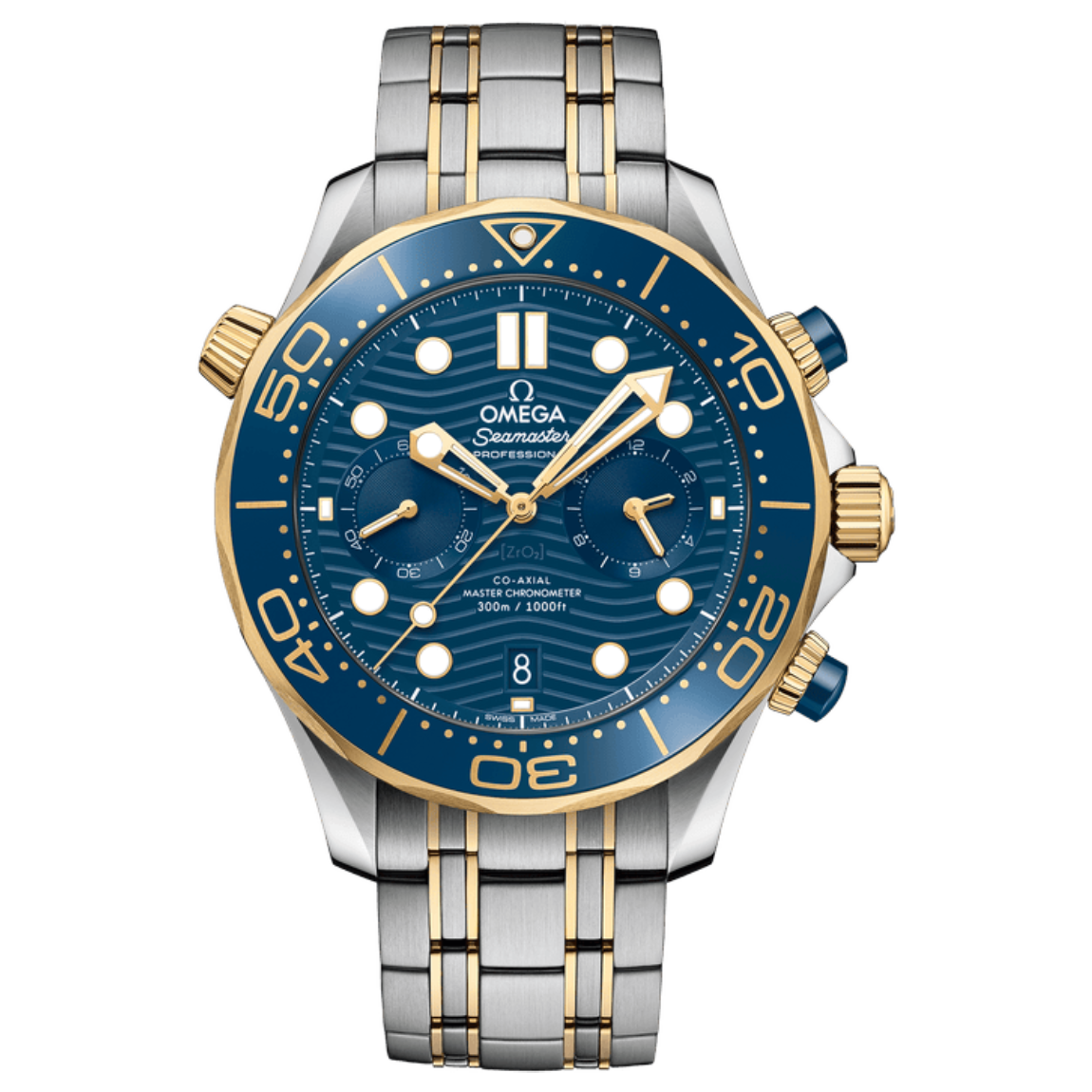 Omega Seamaster 300M Diver's Watch 44mm, stainless steel and yellow gold case with stainless steel and yellow 18k gold bracelet
