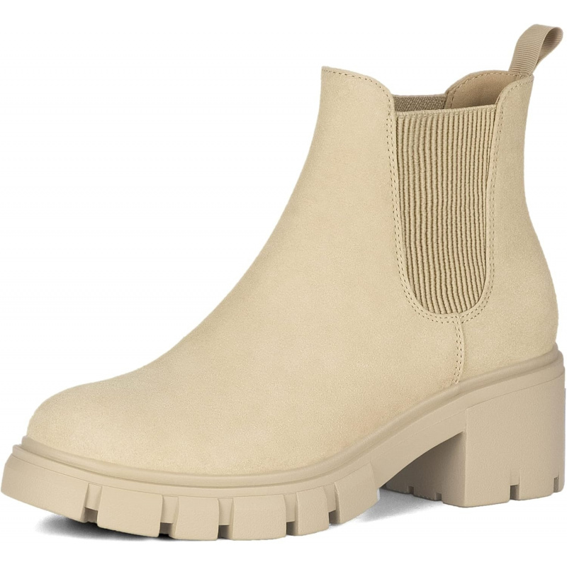 Women's Chelsea Boots Fashion Lug Sole