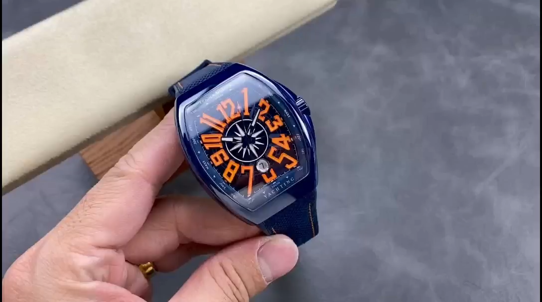 【Super Clone】Franck Muller Framulan V45 Ceramic Yacht Model Orange 45mm