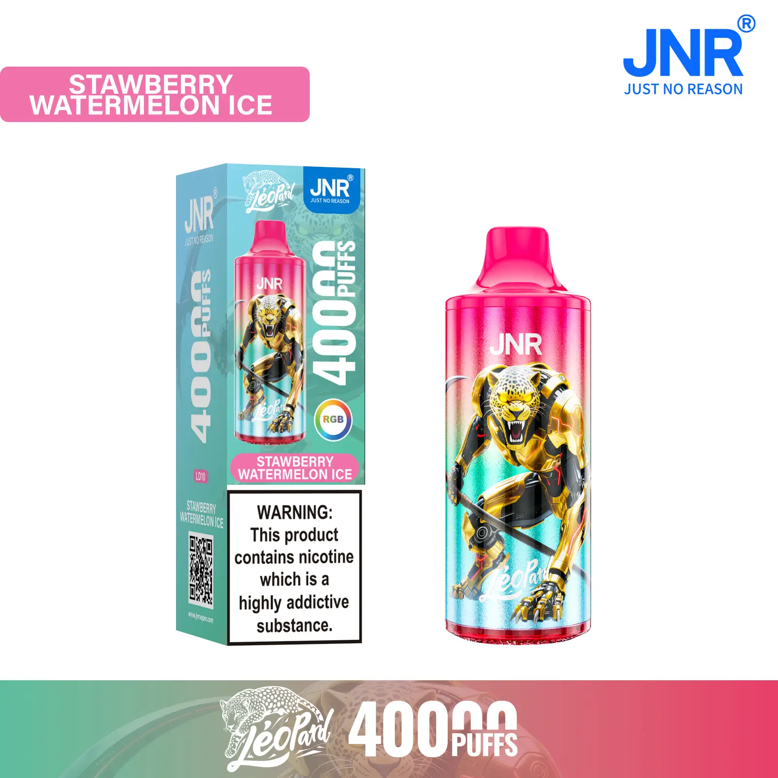JNR Léopard 40K Puffs Disposable Vape