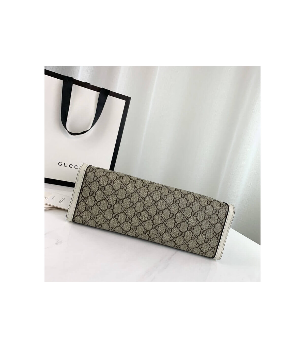Gucci Padlock Medium GG Shoulder Bag White