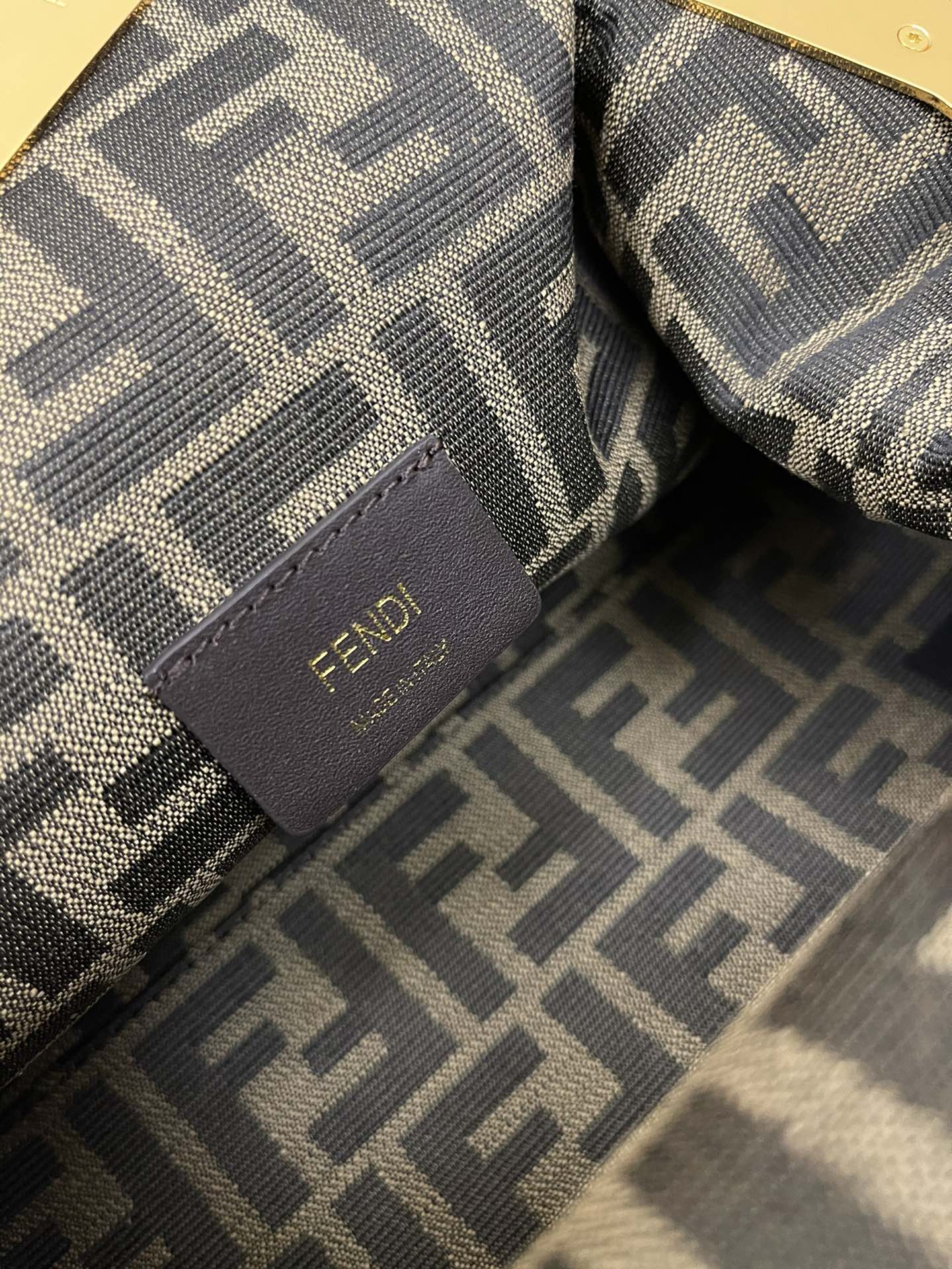 Fendi First Small Nappa Leather Bag Brown 26cm