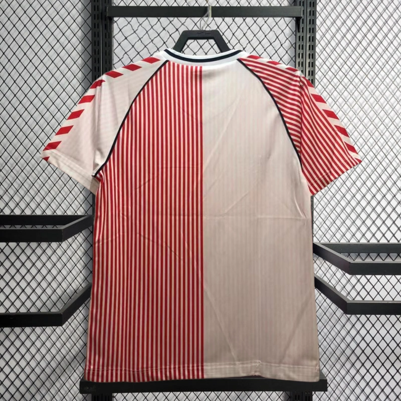 Retro 1986 Denmark Away Football jersey retro