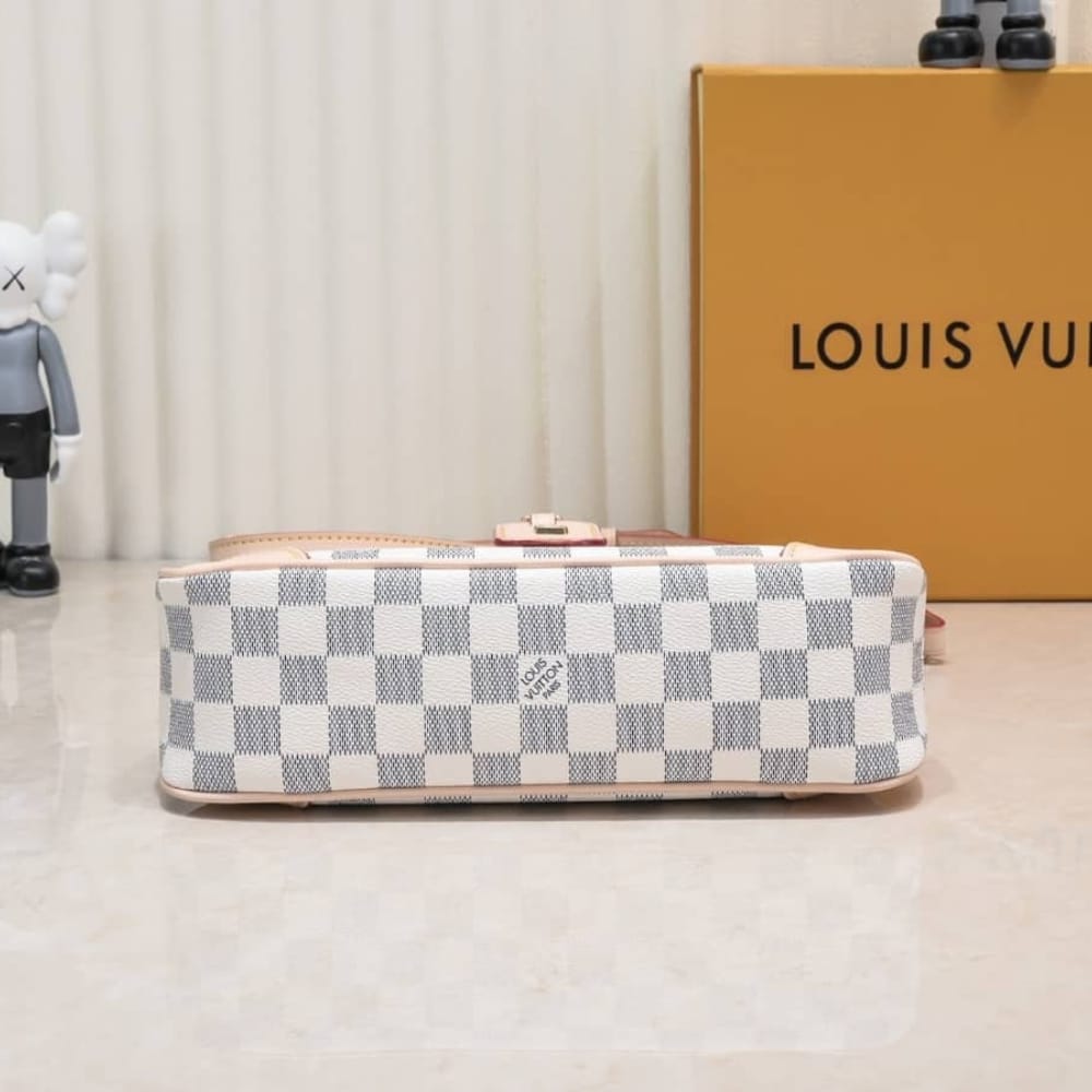 Louis Vuitton Odéon Shoulder Bag Damier Azur 26Cm