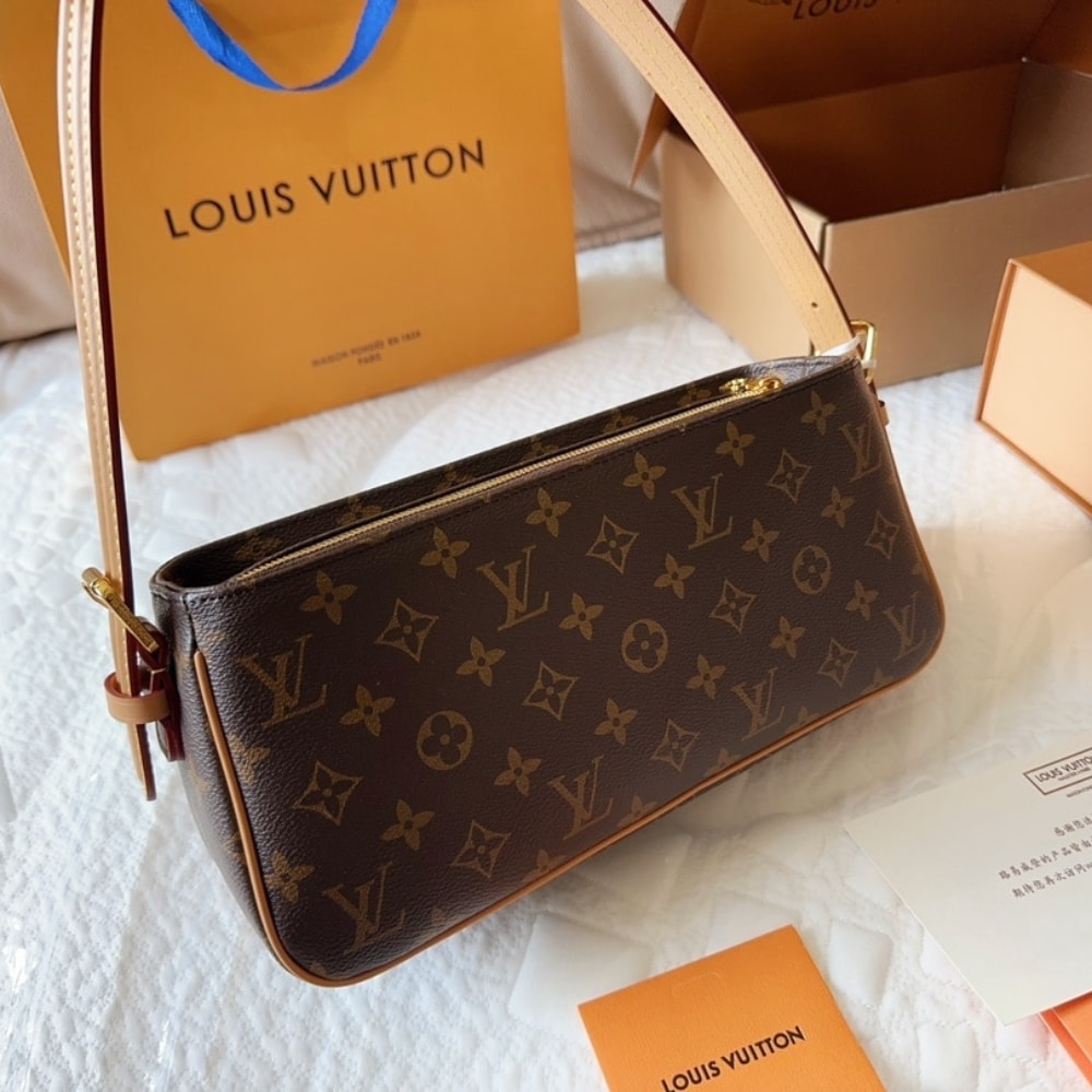 Louis Vuitton Vivacité Monogram Canvas Brown 25Cm M46999