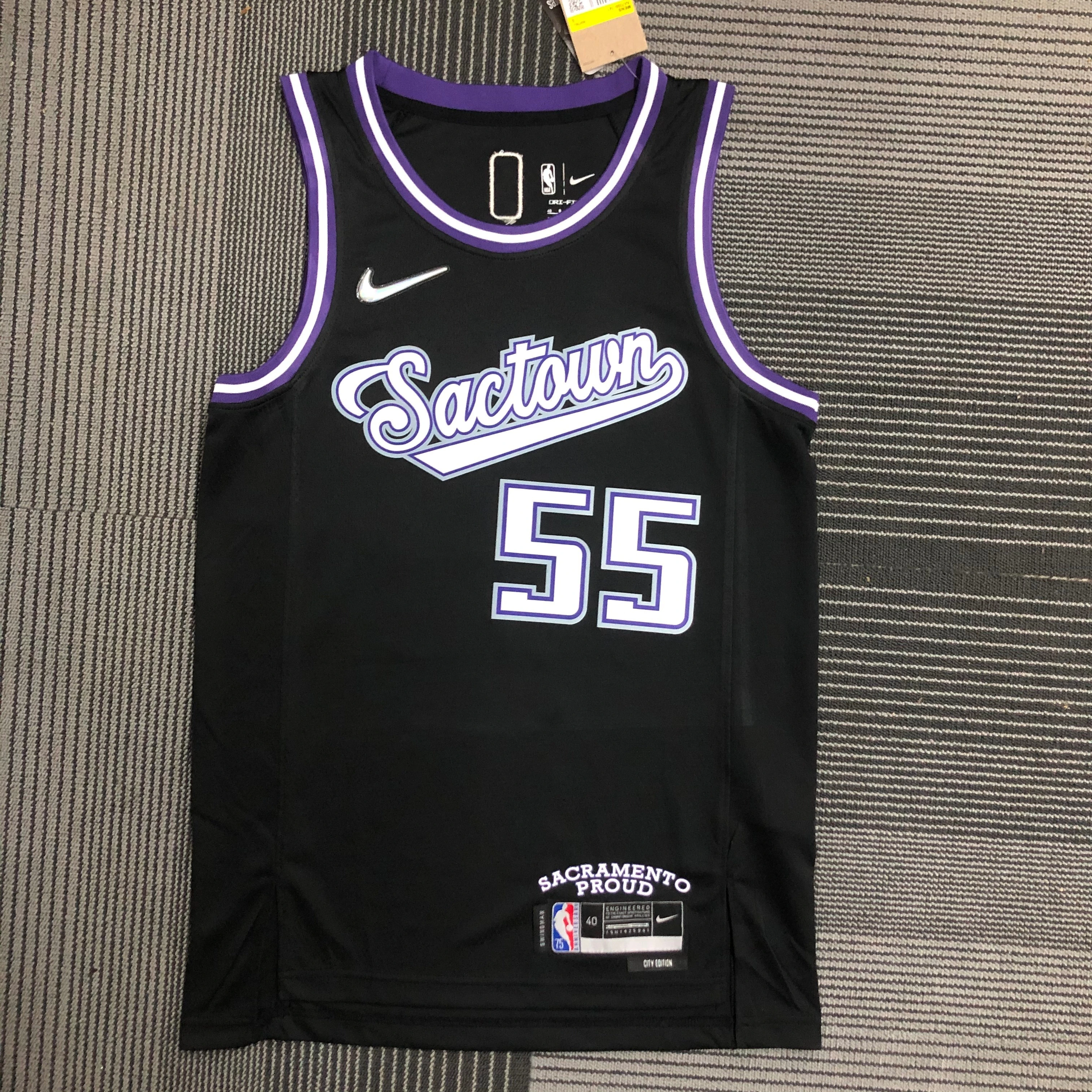 2022 NBA Sacramento Kings 55 Williams Basketball Jersey