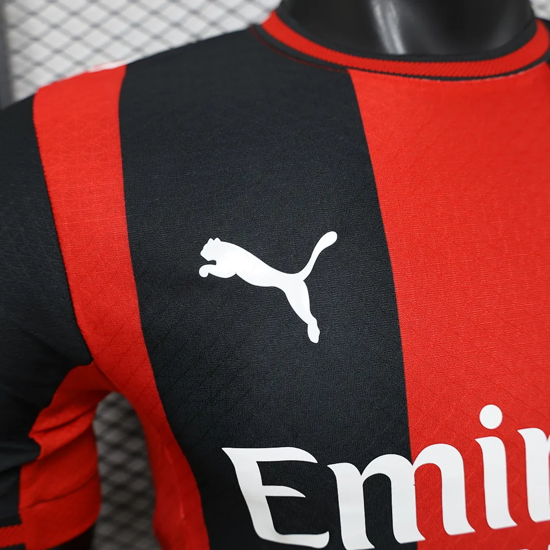 2026/27 Serie A AC Milan Team Home Football Jersey Player Version - JerseyFun