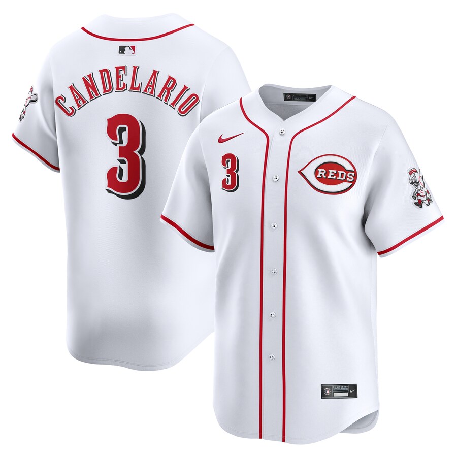 Jeimer Candelario Cincinnati Reds Home Limited Player Jersey White