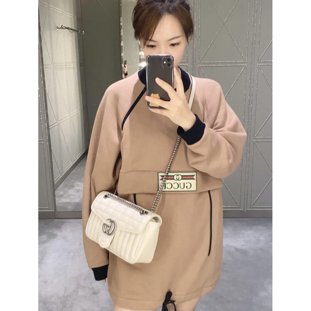 Gucci GG Marmont Small Shoulder Bag White