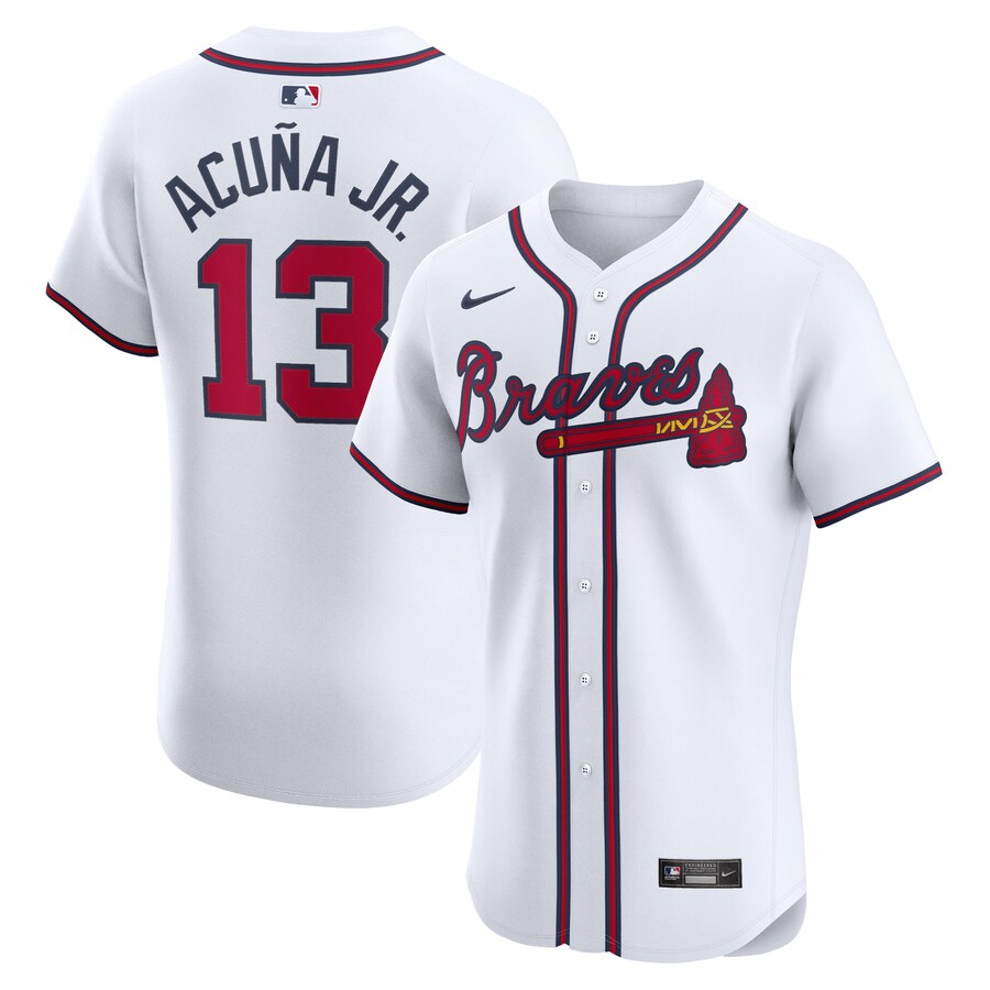 Ronald Acuña Jr. Atlanta Braves Home Elite Jersey White