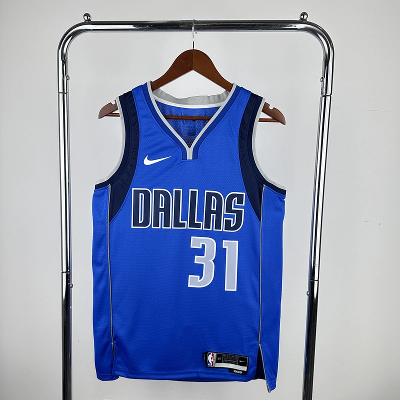 2023 NBA Dallas Mavericks 31 THOMPSON Basketball Jersey