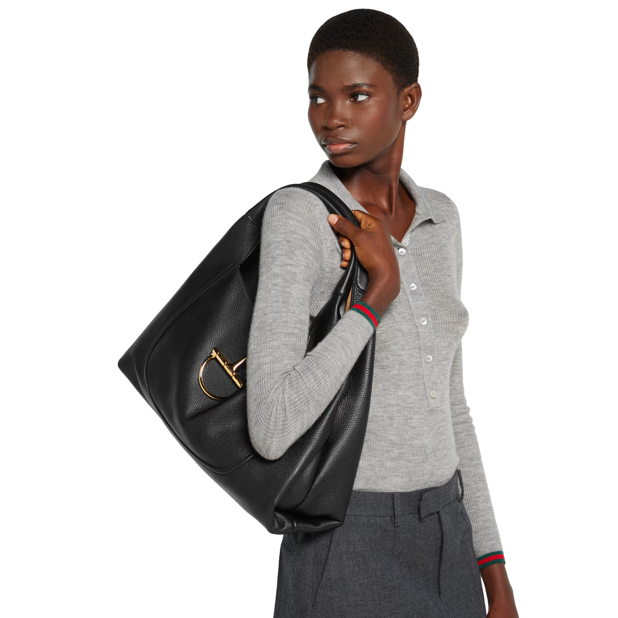 Gucci Softbit Maxi Shoulder Bag 46cm/18in