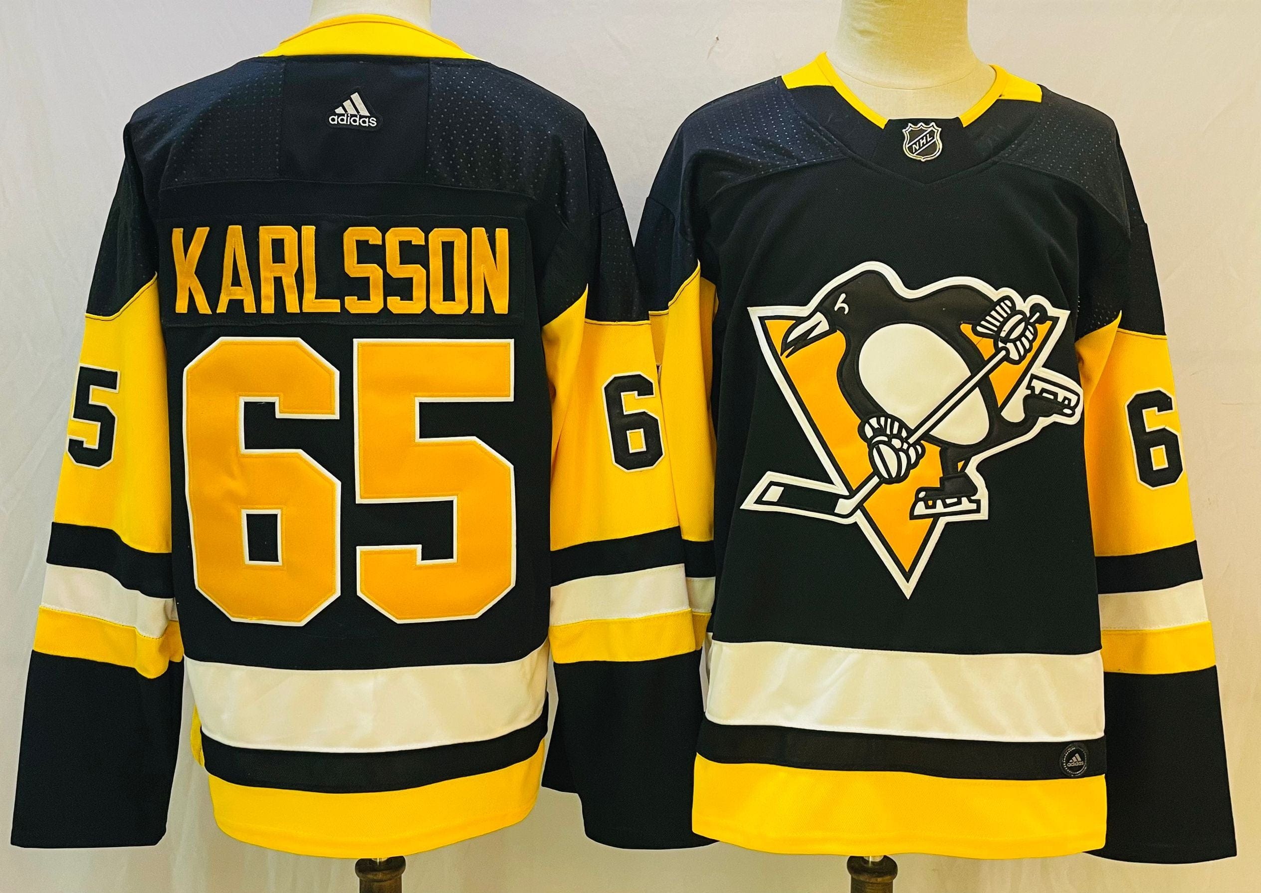 NHL Pittsburgh Penguins KARLSSON # 65 Jersey