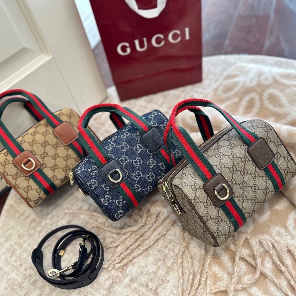 Gucci Mini GG Handbag Beige And Brown GG Canvas 20Cm 859975 FAFWX 9870