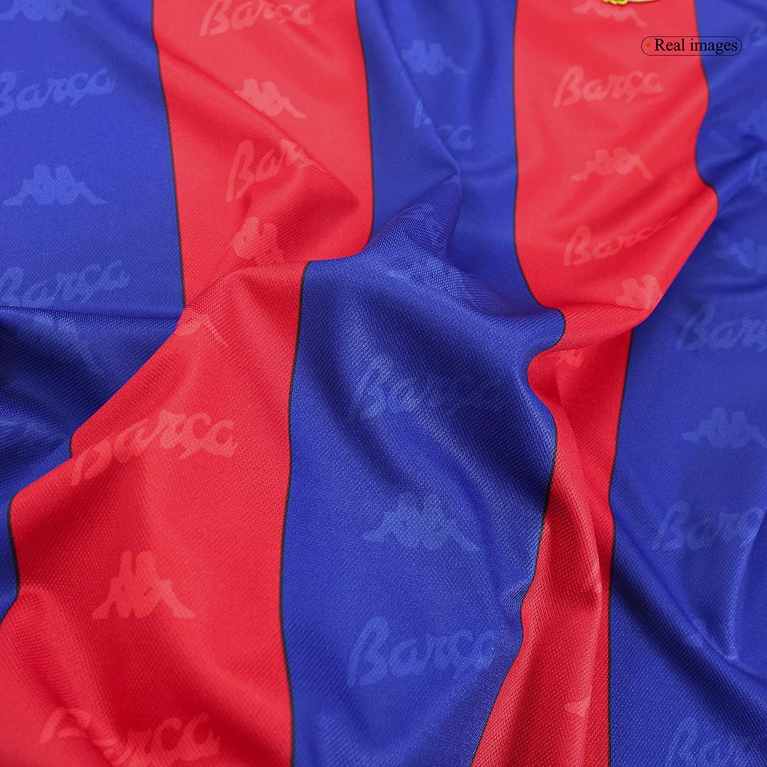 Guardiola #4 Barcelona 1996/97 Retro Home Soccer Jersey
