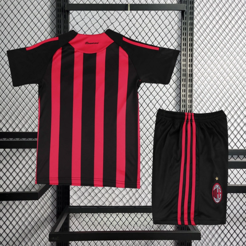 Retro KIDS 2008-09 KIDS AC Milan Home Football jersey retro