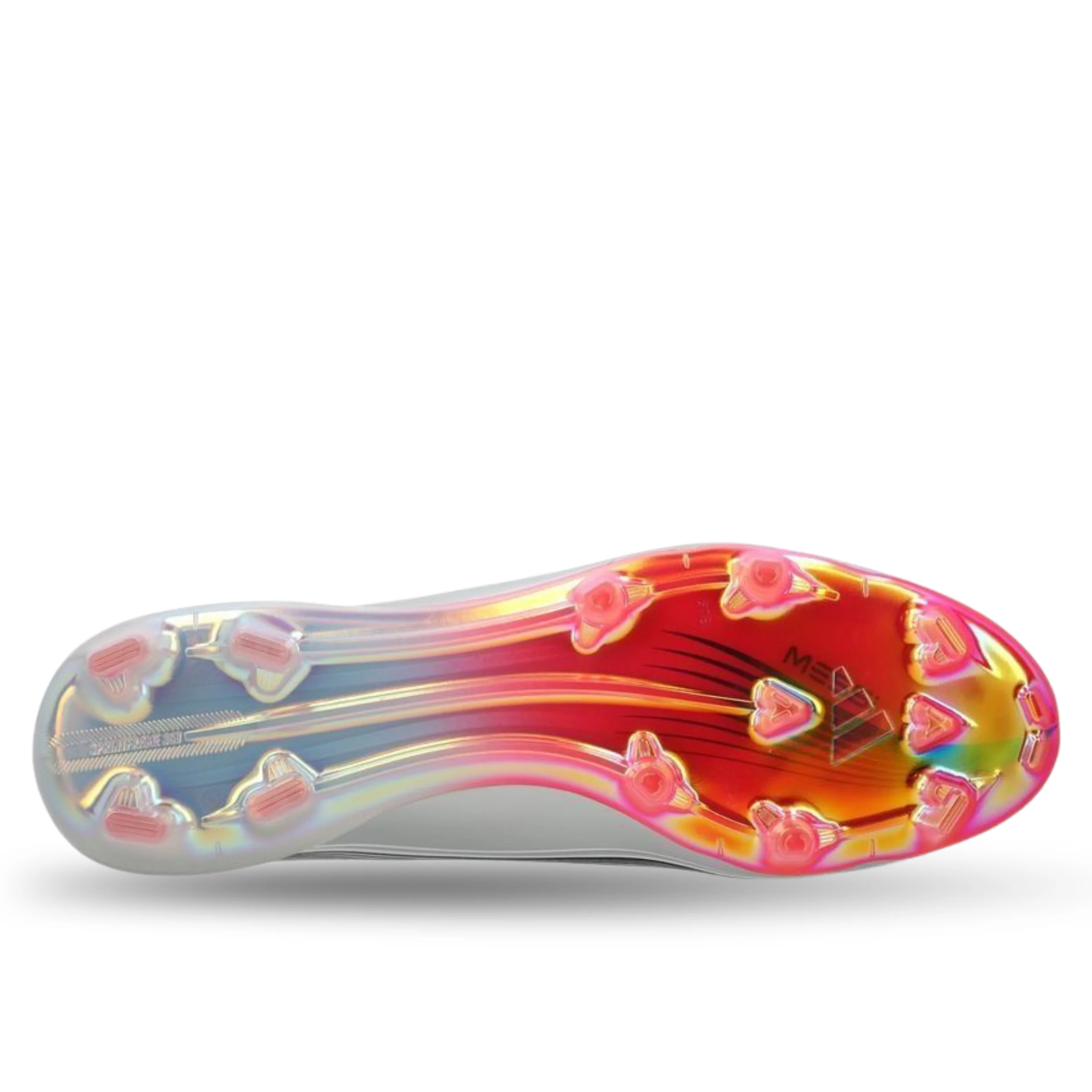adidas F50 Messi Elite FG Soccer Cleats (White/Lucid Red/Silver Metallic)