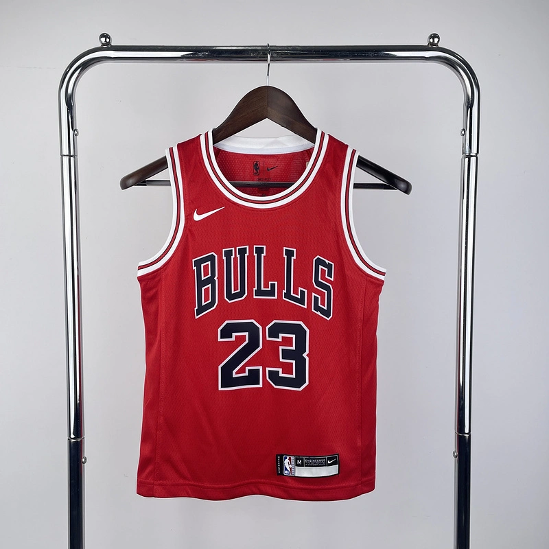 2023 NBA Chicago Bulls KIDS 23 JORDAN Basketball Jersey