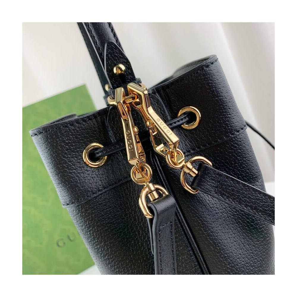 Gucci Ophidia Small Bucket Bag Black