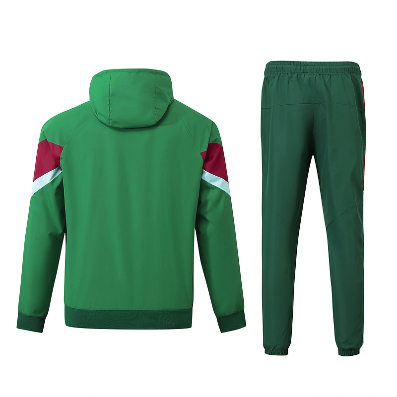 Player Portugal Green Windbreaker Jacket Kit
