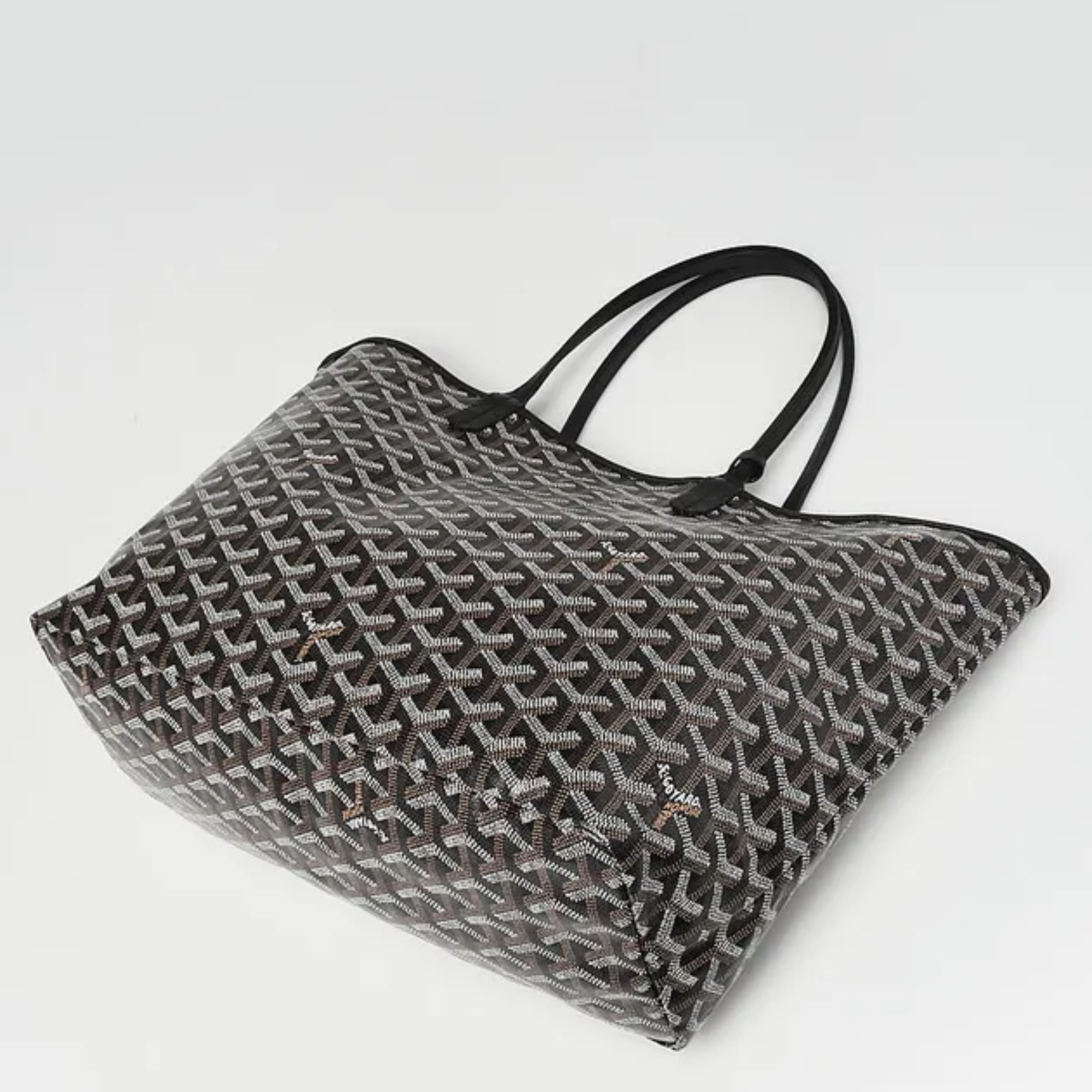 Goyard Saint Louis Gm Black Canvas 40Cm/15.7in