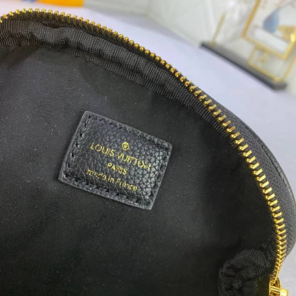 Louis Vuitton Mini Bumbag Black Monogram Empreinte 17Cm M46917