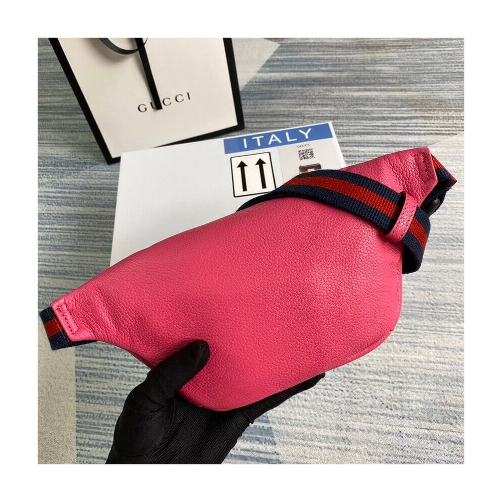 Gucci Print Small Belt Bag Waist Body Rose Red
