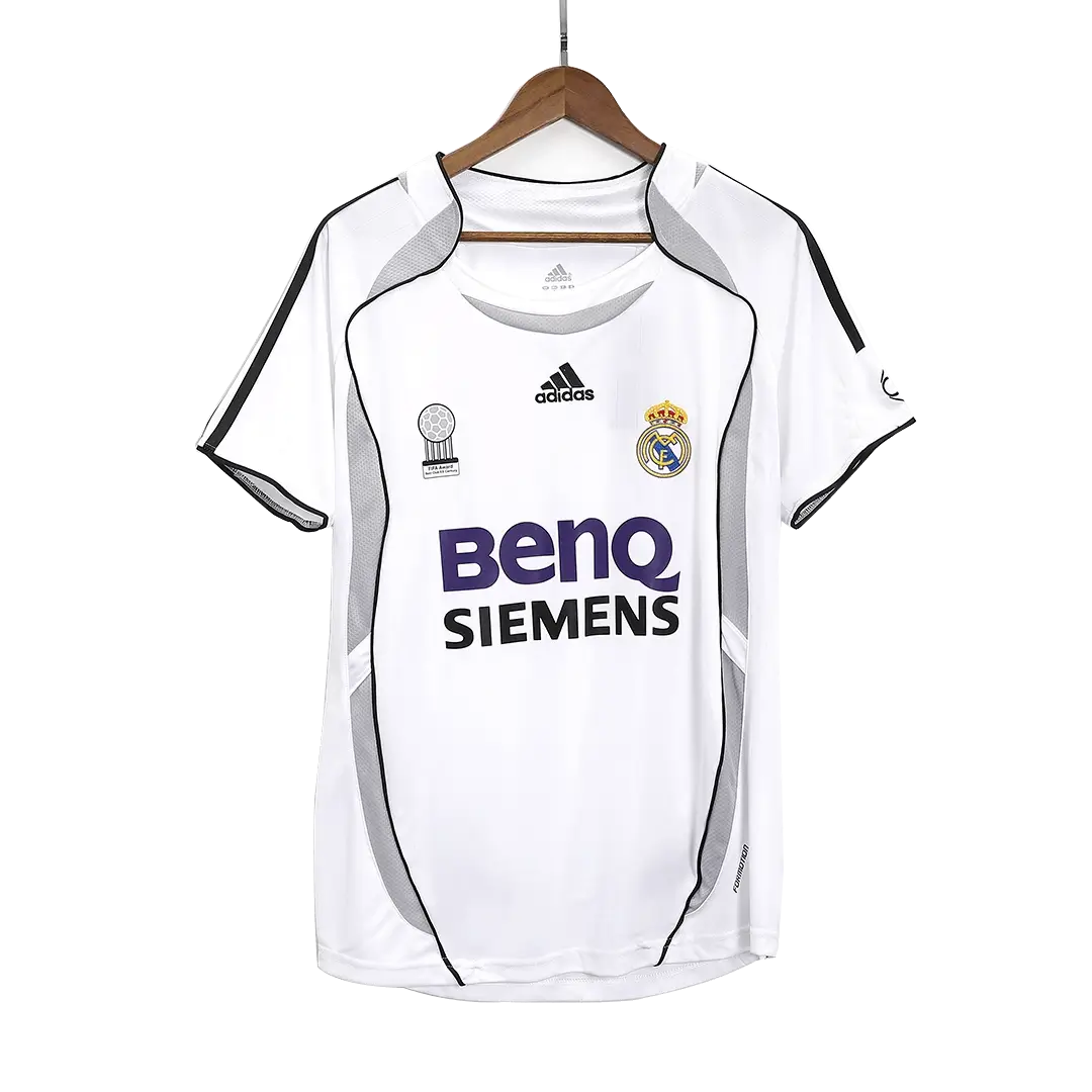 RAUL #7 Real Madrid 2006/07 Home Retro Football Jersey